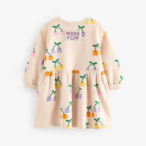 Multi Long Sleeve Jumper Dress (3mths-6yrs)