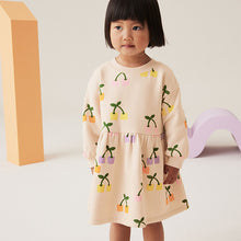 Load image into Gallery viewer, Multi Long Sleeve Jumper Dress (3mths-6yrs)
