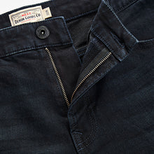 Load image into Gallery viewer, Blue Black Single Straight Fit Classic Stretch Jeans
