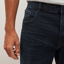 Load image into Gallery viewer, Blue Black Single Straight Fit Classic Stretch Jeans
