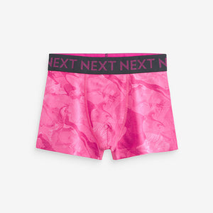 Bright Marble Print Trunks 7 Pack (5-12yrs)