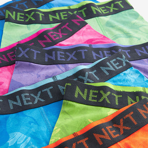 Bright Marble Print Trunks 7 Pack (5-12yrs)