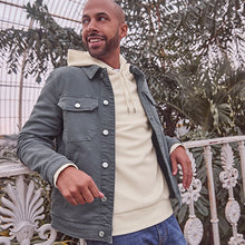 Load image into Gallery viewer, Blue Denim Trucker Jacket
