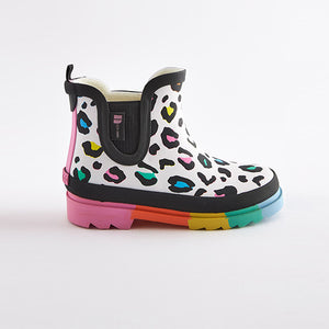 Multicolour Animal Print Chelsea Wellies (Older Girls)