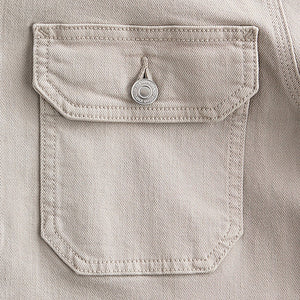 Neutral Denim Trucker Jacket