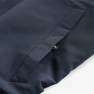 Blue Shower Resistant Bomber Jacket