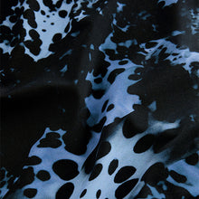 Load image into Gallery viewer, Navy Spot Print Short Sleeve Utility Drawcord Hem Pocket T-Shirt
