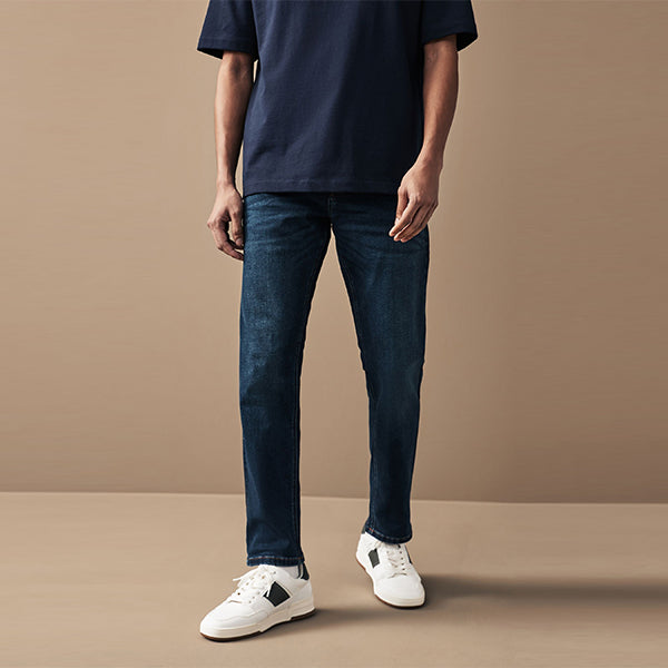 Blue Mid Indigo Slim Fit Motion Flex Jeans