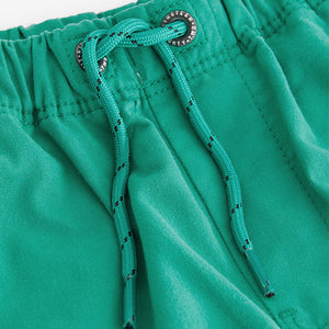 Green Single Pull-On Shorts (3-11yrs)