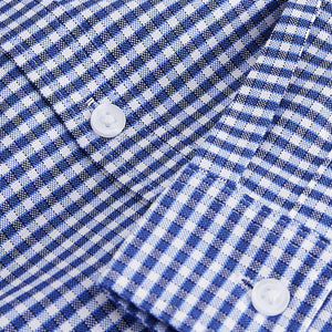 Blue/Navy Single Oxford Shirt (3-12yrs)