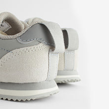 Load image into Gallery viewer, Neutral White Standard Fit (F) Double Strap Trainers
