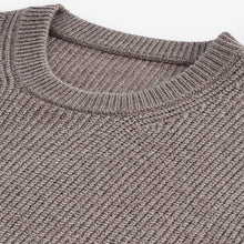 Load image into Gallery viewer, Neutral Regular Fit Knitted Crew Neck Jumper
