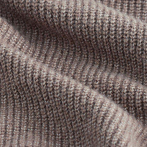 Neutral Regular Fit Knitted Crew Neck Jumper