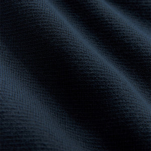 Navy Blue Plain Regular Fit 100% Cotton Premium Quarter Zip Jumper