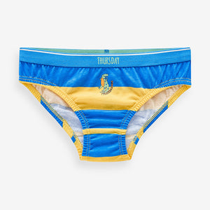 Bright Dinosaur Cotton Briefs 7 Pack (1.5-10yrs)