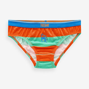 Bright Dinosaur Cotton Briefs 7 Pack (1.5-10yrs)