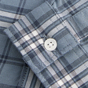 Blue Check Single Oxford Shirt (3-12yrs)