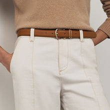Load image into Gallery viewer, Tan Essential PU Jeans Belt
