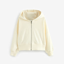 Load image into Gallery viewer, Cream Neutral Zip Through Hoodie (3-12yrs)
