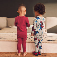 Load image into Gallery viewer, Red/Navy Spiderman 2 Pack Snuggle Pyjamas (3-10yrs)
