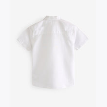 Load image into Gallery viewer, White Linen Blend Shirt (3mths-12yrs)
