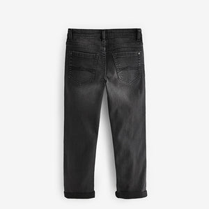 Grey Charcoal Regular Fit Stretch Jeans (3-12yrs)