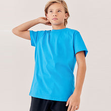 Load image into Gallery viewer, Blue Bright Regular Fit Short Sleeve T-Shirt (3-12yrs)
