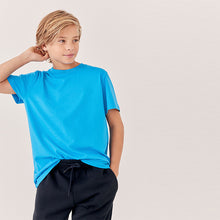 Load image into Gallery viewer, Blue Bright Regular Fit Short Sleeve T-Shirt (3-12yrs)
