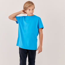 Load image into Gallery viewer, Blue Bright Regular Fit Short Sleeve T-Shirt (3-12yrs)
