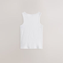 Load image into Gallery viewer, White Vests 5 Pack (1.5-12yrs)
