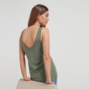 Green Khaki Slouch Vest