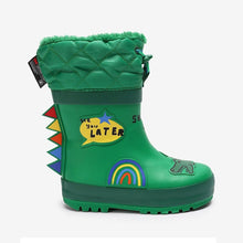 Load image into Gallery viewer, Green Next Thermal Thinsulate™ Lined Cuff Wellies (Younger Boys)
