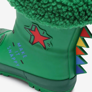 Green Next Thermal Thinsulate™ Lined Cuff Wellies (Younger Boys)