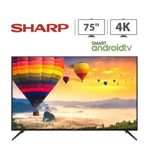 SHARP 75" 4K HDR SMART ANDROID LED TV - TV 4T-C75EK2NX