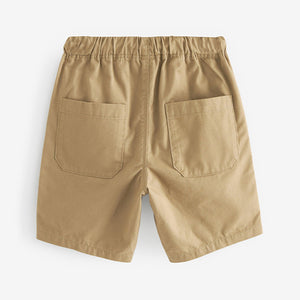 Tan Brown Single 100% Cotton Pull-On Shorts (3-12yrs)