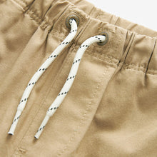 Load image into Gallery viewer, Tan Brown Single 100% Cotton Pull-On Shorts (3-12yrs)
