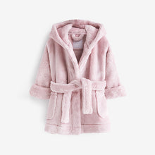 Load image into Gallery viewer, Pink Soft Touch Fleece Dressing Gown (9mths-12yrs)
