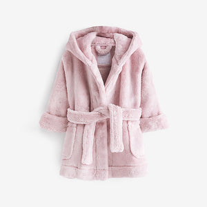 Pink Soft Touch Fleece Dressing Gown (9mths-12yrs)