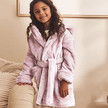 Load image into Gallery viewer, Pink Soft Touch Fleece Dressing Gown (9mths-12yrs)
