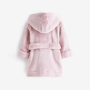 Pink Soft Touch Fleece Dressing Gown (9mths-12yrs)