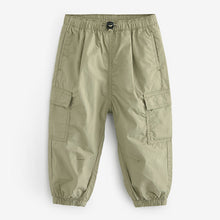 Load image into Gallery viewer, Sage Green Toggle Cargo Trousers (3mths-5-6yrs)
