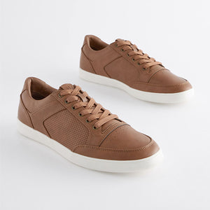 Tan Brown Smart Casual Trainers