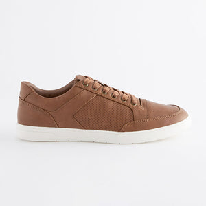 Tan Brown Smart Casual Trainers