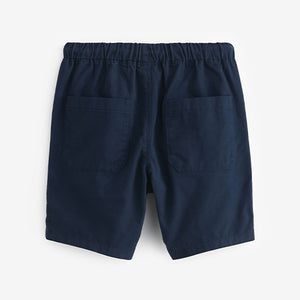 Navy Blue Single 100% Cotton Pull-On Shorts (3-12yrs)