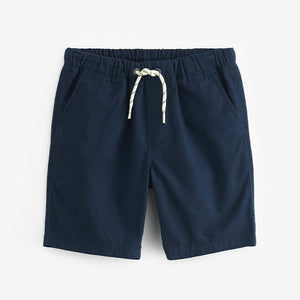 Navy Blue Single 100% Cotton Pull-On Shorts (3-12yrs)