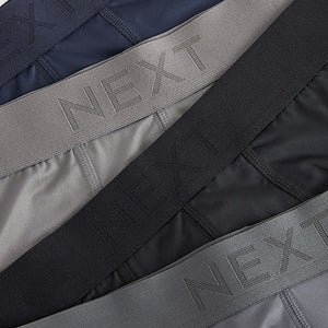 Grey/Navy Blue 4 pack Signature Hipster Boxers