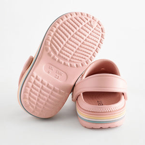 Pink Rust Character Clogs
