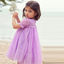 Load image into Gallery viewer, Lilac Purple Mesh Party Dress (3mths-5-6yrs)
