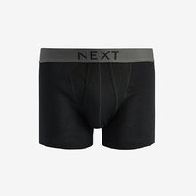 Load image into Gallery viewer, Black A-Front Pure Cotton Boxers 4 Pack
