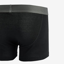 Load image into Gallery viewer, Black 4 pack A-Front Pure 100% Cotton Boxers
